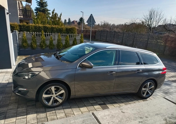 Peugeot 308 cena 44599 przebieg: 80000, rok produkcji 2016 z Jedlicze małe 742